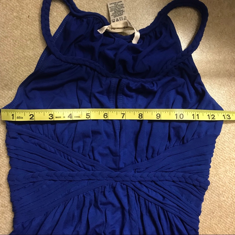 Keyhole Blue Dress - Picture 6 of 6